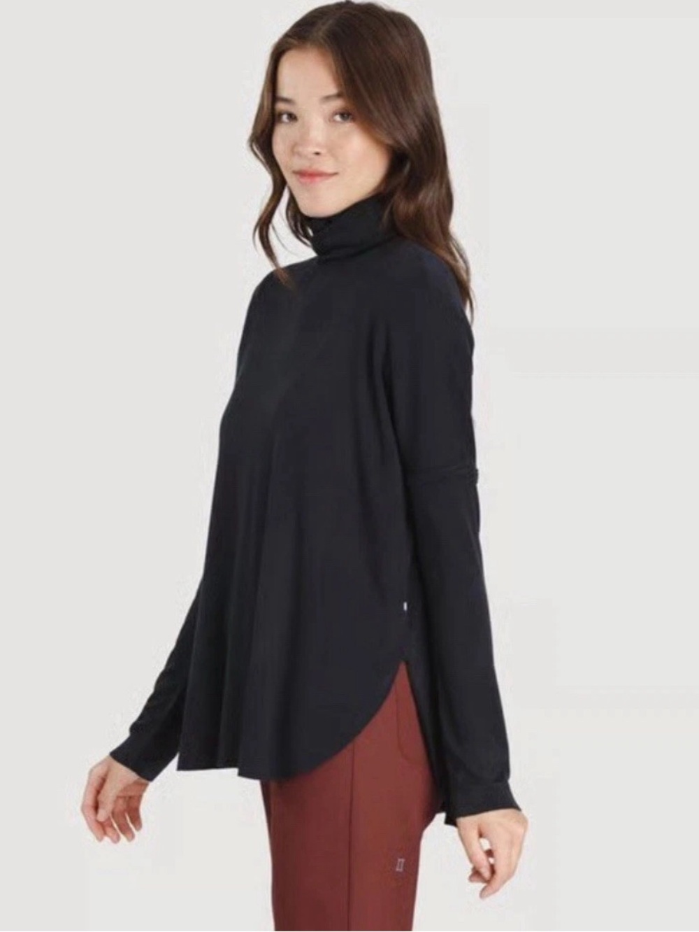 Kit and Ace Burrow Brushed Turtleneck Sz- M Lagenlook
Pullover Dusty Rose